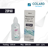 Hot pharma pcd products of Colard Life Himachal -	ZOPAR - 100ml  INJECTION.jpg	